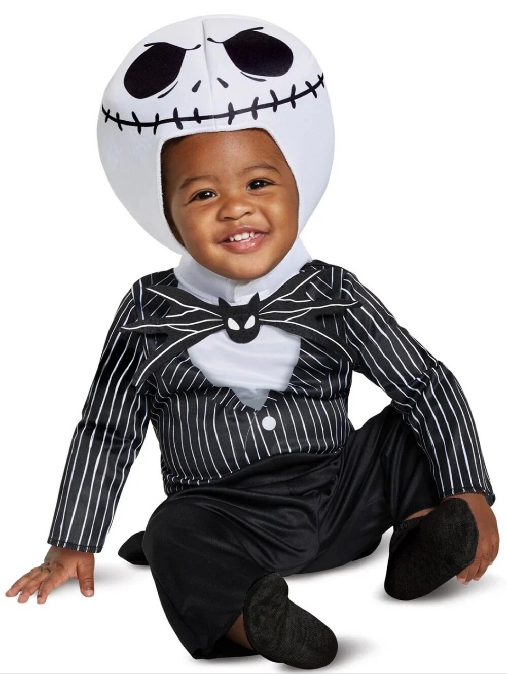 Disguise Disney Jack Skellington-Inspired Black & White Infant Costume 2T NIP